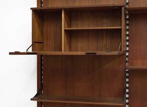 MANIFATTURA ITALIANA : Libreria modulare (5 moduli).  - Asta Asta 503 | DESIGN E ARTI DECORATIVE DEL NOVECENTO Virtuale - Associazione Nazionale - Case d'Asta italiane
