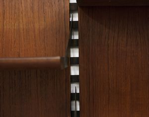 MANIFATTURA ITALIANA : Libreria modulare (5 moduli).  - Asta Asta 503 | DESIGN E ARTI DECORATIVE DEL NOVECENTO Virtuale - Associazione Nazionale - Case d'Asta italiane