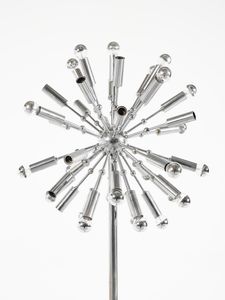 MANIFATTURA ITALIANA : Lampada da terra mod. Sputnik.  - Asta Asta 503 | DESIGN E ARTI DECORATIVE DEL NOVECENTO Virtuale - Associazione Nazionale - Case d'Asta italiane