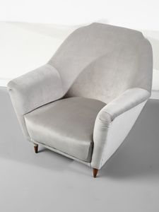 MANIFATTURA ITALIANA : Coppia di poltrone.  - Asta Asta 503 | DESIGN E ARTI DECORATIVE DEL NOVECENTO Virtuale - Associazione Nazionale - Case d'Asta italiane