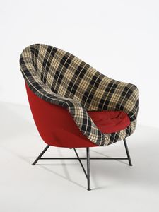 MANIFATTURA ITALIANA : Coppia di poltrone.  - Asta Asta 503 | DESIGN E ARTI DECORATIVE DEL NOVECENTO Virtuale - Associazione Nazionale - Case d'Asta italiane