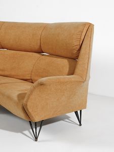 MANIFATTURA ITALIANA : Divano a tre posti.  - Asta Asta 503 | DESIGN E ARTI DECORATIVE DEL NOVECENTO Virtuale - Associazione Nazionale - Case d'Asta italiane