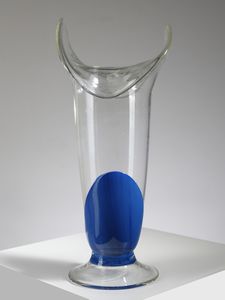 MANIFATTURA MURANESE : Grande vaso con orlo allargato .  - Asta Asta 503 | DESIGN E ARTI DECORATIVE DEL NOVECENTO Virtuale - Associazione Nazionale - Case d'Asta italiane