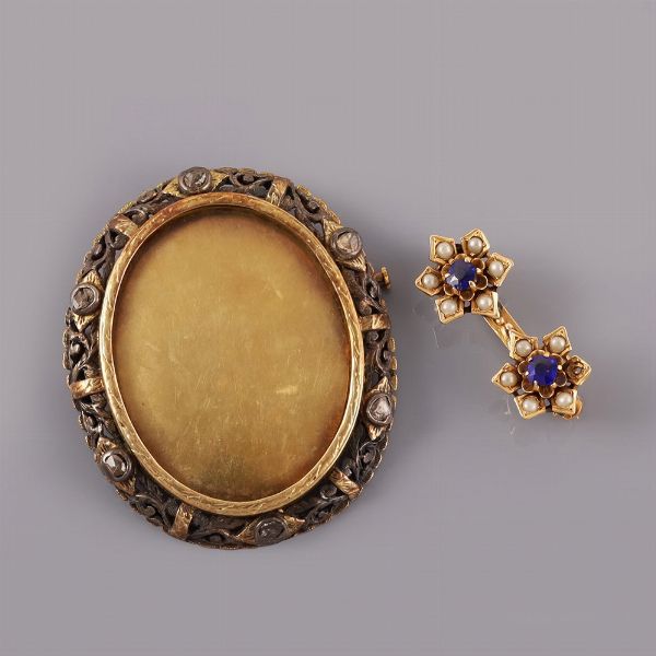 DUE SPILLE  - Asta GIOIELLI DEL CUORE - Associazione Nazionale - Case d'Asta italiane