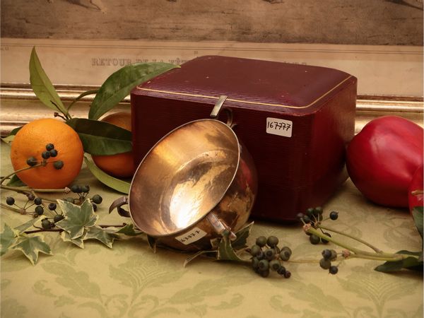 Coppa da porridge in argento  - Asta Due case fiorentine - Associazione Nazionale - Case d'Asta italiane