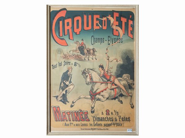 Charles Lévy : Cirque d'Eté  - Asta Due case fiorentine - Associazione Nazionale - Case d'Asta italiane