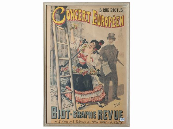 Henry Gray : Concert Européen, 1895 circa  - Asta Due case fiorentine - Associazione Nazionale - Case d'Asta italiane
