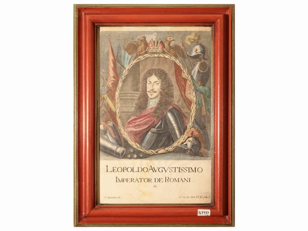 Gustavo Otto Conte di Stenbock - Leopoldo Augustissimo Imperator de Romani  - Asta Due case fiorentine - Associazione Nazionale - Case d'Asta italiane