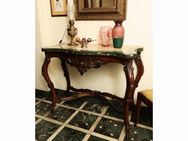 Console in mogano  - Asta Due case fiorentine - Associazione Nazionale - Case d'Asta italiane