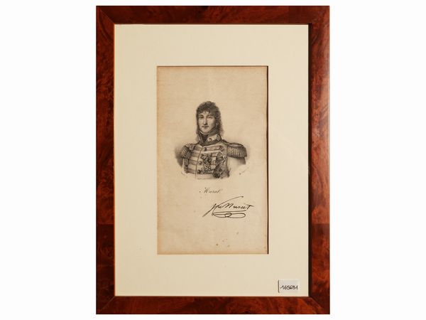 Ritratto di Joachim Murat  - Asta Due case fiorentine - Associazione Nazionale - Case d'Asta italiane