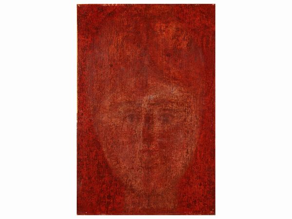 Antonio Bueno : Ragazza in rosso  - Asta Due case fiorentine - Associazione Nazionale - Case d'Asta italiane