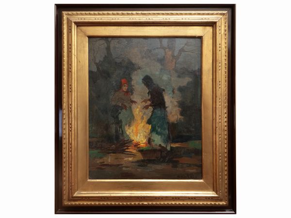 Renato Natali : Fal� nel bosco  - Asta Due case fiorentine - Associazione Nazionale - Case d'Asta italiane