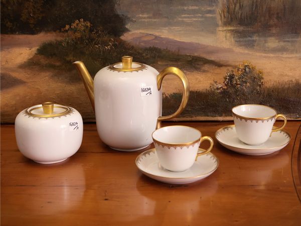 Servizio da caff� in porcellana, Richard Ginori  - Asta Due case fiorentine - Associazione Nazionale - Case d'Asta italiane