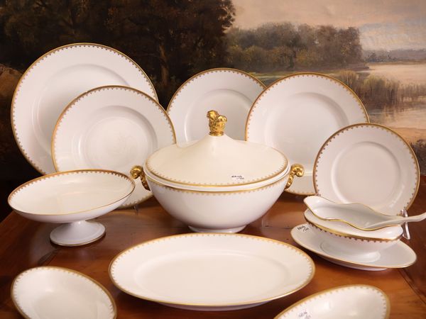 Servizio di piatti in porcellana, Richard Ginori  - Asta Due case fiorentine - Associazione Nazionale - Case d'Asta italiane