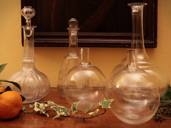 Lotto di accessori in vetro  - Asta Due case fiorentine - Associazione Nazionale - Case d'Asta italiane