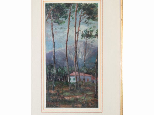 Quattro paesaggi  - Asta Due case fiorentine - Associazione Nazionale - Case d'Asta italiane