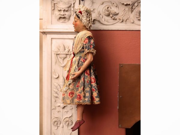 Servetta e servitore in livrea  - Asta Due case fiorentine - Associazione Nazionale - Case d'Asta italiane