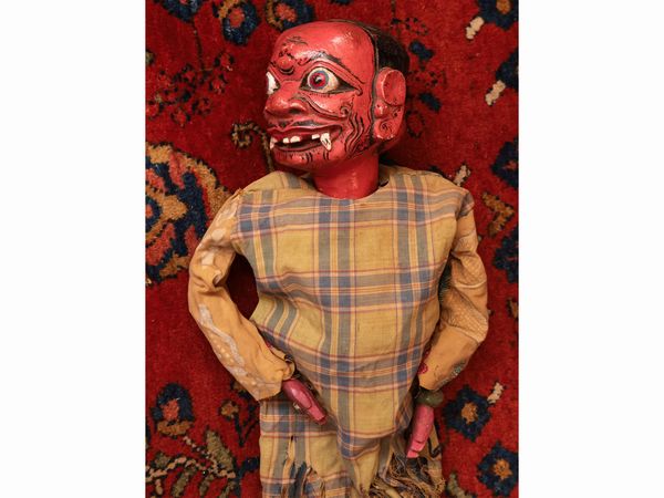 Marionetta asiatica  - Asta Due case fiorentine - Associazione Nazionale - Case d'Asta italiane