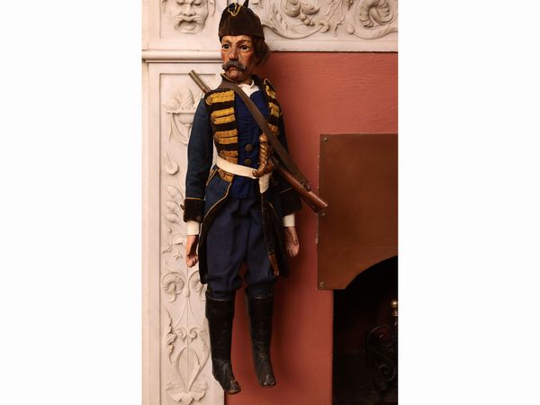 Soldato con mustacchi  - Asta Due case fiorentine - Associazione Nazionale - Case d'Asta italiane