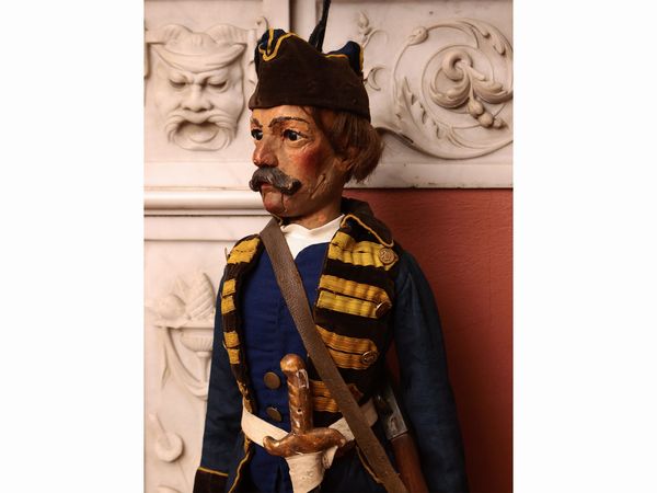 Soldato con mustacchi  - Asta Due case fiorentine - Associazione Nazionale - Case d'Asta italiane