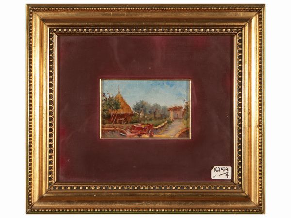 Miscellanea di quattro dipinti  - Asta Due case fiorentine - Associazione Nazionale - Case d'Asta italiane