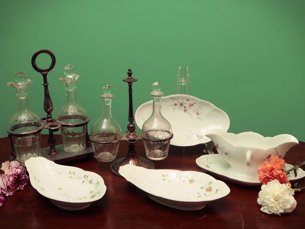 Serie di accessori per la tavola in porcellana, Ginori  - Asta Due case fiorentine - Associazione Nazionale - Case d'Asta italiane