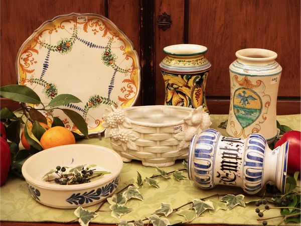 Lotto di ceramiche  - Asta Due case fiorentine - Associazione Nazionale - Case d'Asta italiane