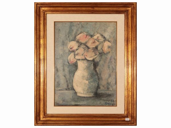 Sergio Scatizzi : Rose 1954  - Asta Due case fiorentine - Associazione Nazionale - Case d'Asta italiane