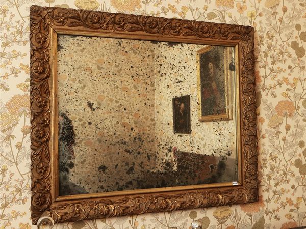 Specchiera con cornice in pastiglia dorata  - Asta Due case fiorentine - Associazione Nazionale - Case d'Asta italiane