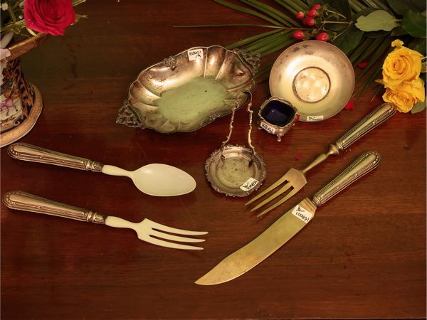 Lotto di argenteria  - Asta Due case fiorentine - Associazione Nazionale - Case d'Asta italiane