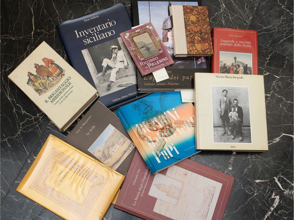 Miscellanea di libri di argomento siciliano  - Asta Due case fiorentine - Associazione Nazionale - Case d'Asta italiane