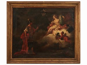 Cerchia di Donato Creti - Venere presenta le armi ad Enea