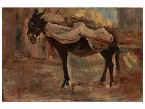Scuola toscana della fine del XIX/inizio del XX secolo - Asinello