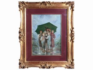 Fabio Fabbi - Bambini sotto la pioggia