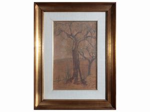 Gino Tommasi - Paesaggio con alberi