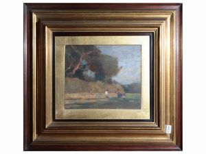 Gino Tommasi - Paesaggio con figure