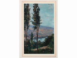 Quattro paesaggi  - Asta Due case fiorentine - Associazione Nazionale - Case d'Asta italiane