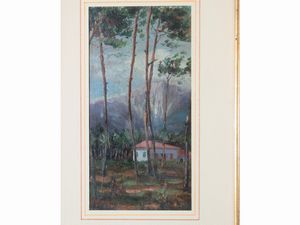 Quattro paesaggi  - Asta Due case fiorentine - Associazione Nazionale - Case d'Asta italiane