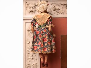 Servetta e servitore in livrea  - Asta Due case fiorentine - Associazione Nazionale - Case d'Asta italiane