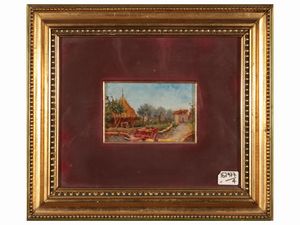 Miscellanea di quattro dipinti  - Asta Due case fiorentine - Associazione Nazionale - Case d'Asta italiane