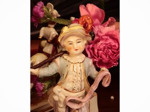 Collezione di figure in porcellana  - Asta Due case fiorentine - Associazione Nazionale - Case d'Asta italiane