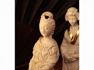 Collezione di figure orientali in porcellana  - Asta Due case fiorentine - Associazione Nazionale - Case d'Asta italiane