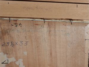 Carlo Passigli : Vedita di porto con barche all'ormeggio  - Asta Due case fiorentine - Associazione Nazionale - Case d'Asta italiane