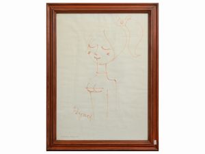 Raimond Peynet - Ritratto femminile