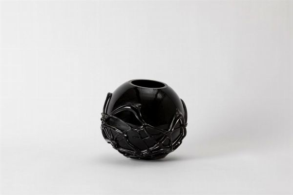 MANIFATTURA ITALIANA : Vaso in vetro  - Asta Design e Arti Decorative - Associazione Nazionale - Case d'Asta italiane