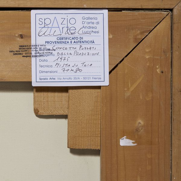 POZZATI CONCETTO (1935 - 2017) : DALLA PRODUZIONE  - Asta Asta 504 | ARTE MODERNA E CONTEMPORANEA Online - Associazione Nazionale - Case d'Asta italiane