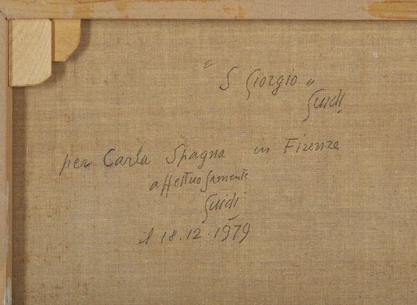 GUIDI VIRGILIO (1891 - 1984) : S.GIORGIO (SECONDA META' ANNI '70)  - Asta Asta 504 | ARTE MODERNA E CONTEMPORANEA Online - Associazione Nazionale - Case d'Asta italiane