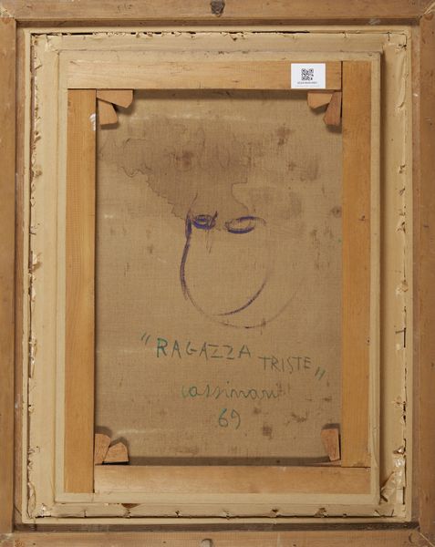 CASSINARI BRUNO (1912 - 1992) : RAGAZZA TRISTE  - Asta Asta 504 | ARTE MODERNA E CONTEMPORANEA Online - Associazione Nazionale - Case d'Asta italiane