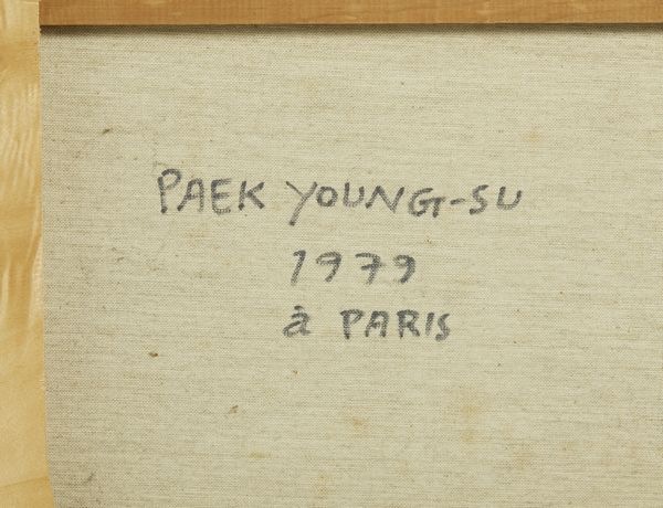 YOUNGSU PAEK (n. 1922) : A PARIS!  - Asta Asta 504 | ARTE MODERNA E CONTEMPORANEA Online - Associazione Nazionale - Case d'Asta italiane