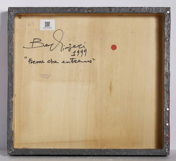 BERLINGERI CESARE (n. 1948) : FORME CHE ENTRANO  - Asta Asta 504 | ARTE MODERNA E CONTEMPORANEA Online - Associazione Nazionale - Case d'Asta italiane